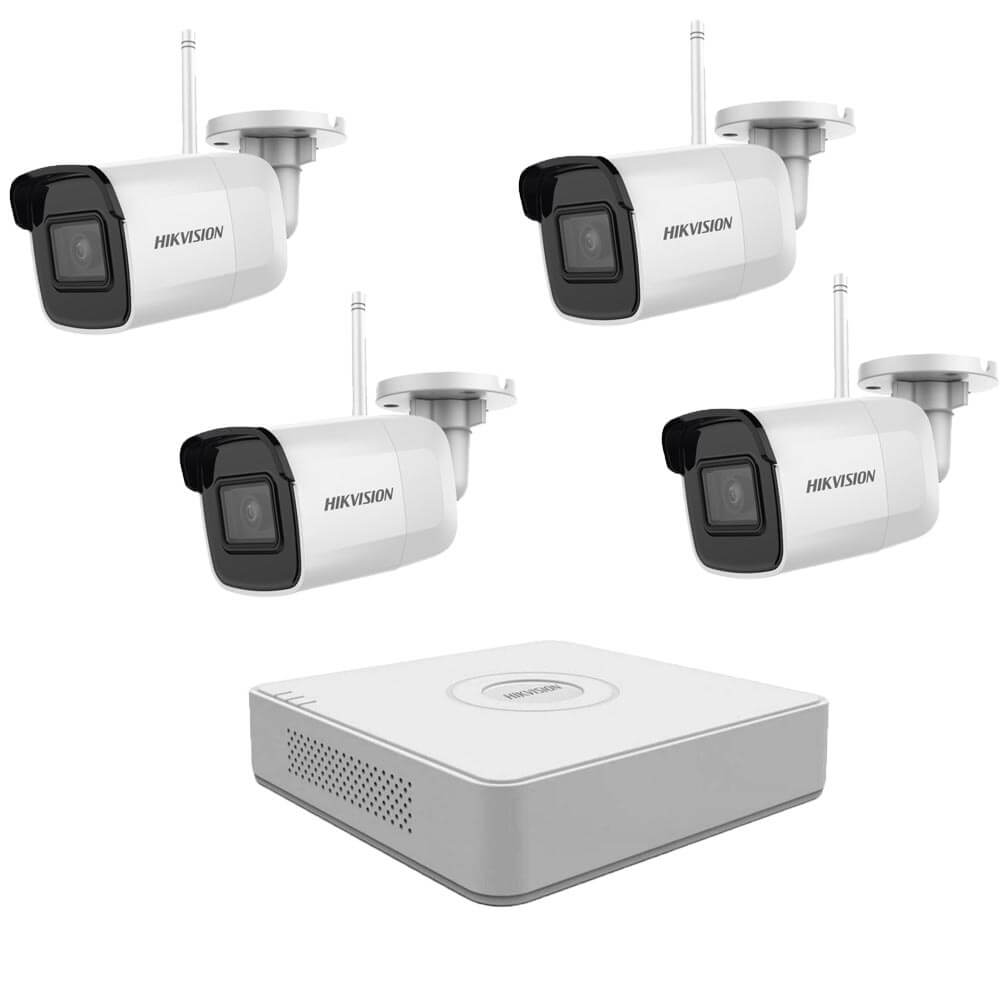 4 WiFi IP cameras kit, 4MP, IR 30m cctvspot.co.uk